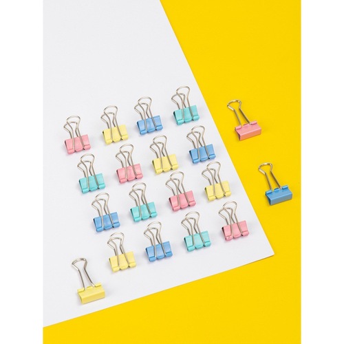 Gete 8555/8554/8553/8552/8551 Long Tail Clip Swivel Clip Office Supplies Colorful Metal Clip