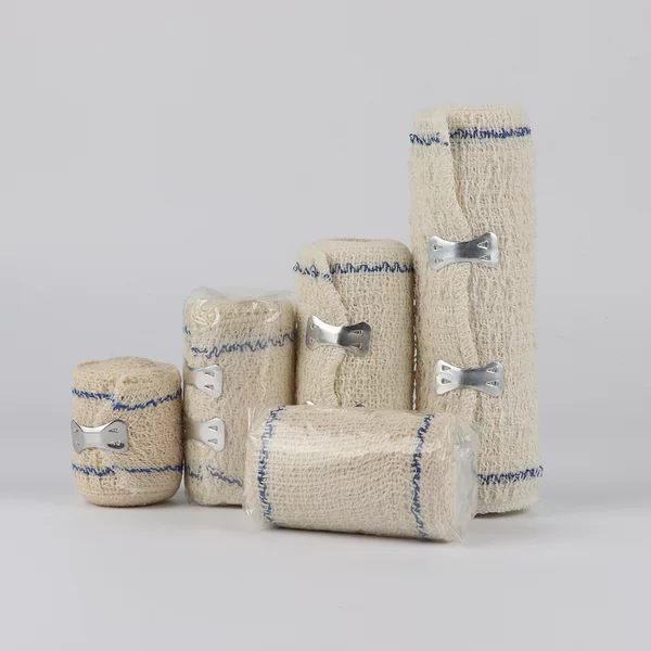 Direct sale from manufacturer: blue-line elastic bandage sports protective gear, spandex blue-line crinkled elastic bandage for cross-border trade