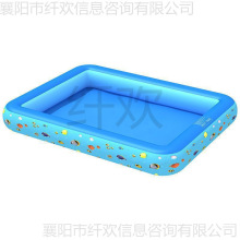 宝宝充气钓鱼池儿童捞鱼池摆摊商用沙滩家用公园小孩玩具戏水池套