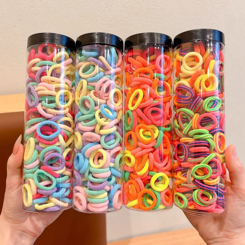 Pequeño anillo de cabello para niños anillo de toallas para niñas cuerda sin costuras correa de cabello para bebés anillo de pulgar adornamiento para el cabello al por mayor