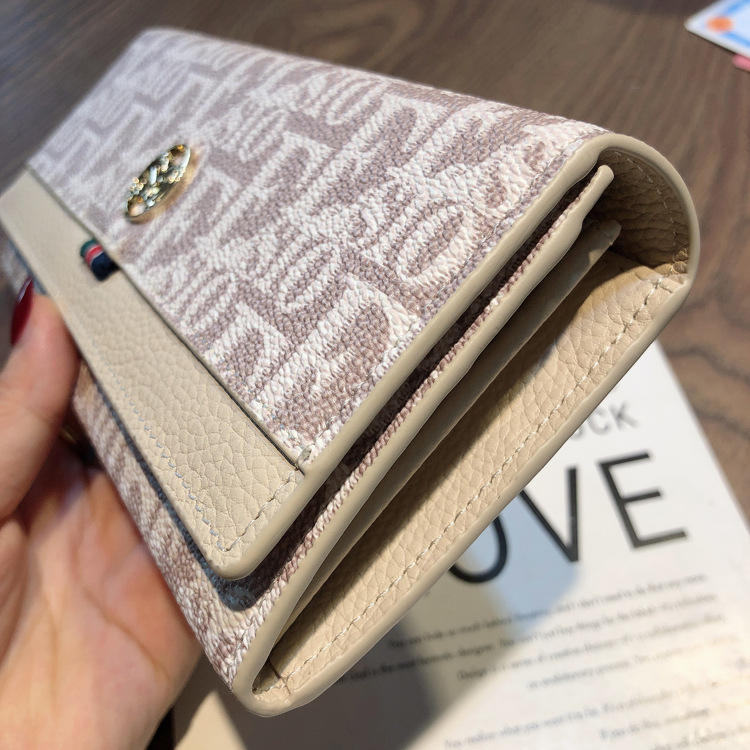 Women's Long Wallet Leather Multi Slot Card Holder Mobile Clutch_voghion.com
