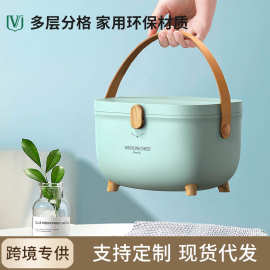 维简药箱防水防潮手提防疫家庭药箱双层医药品收纳箱带盖收纳盒