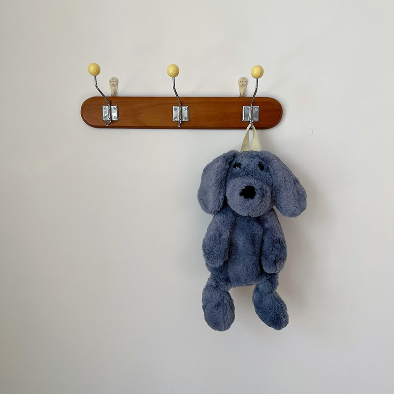Transfronterizo al por mayor kindergarten niños y niñas mochila lindo regalo muñeca de peluche cachorro mochila niña mochila