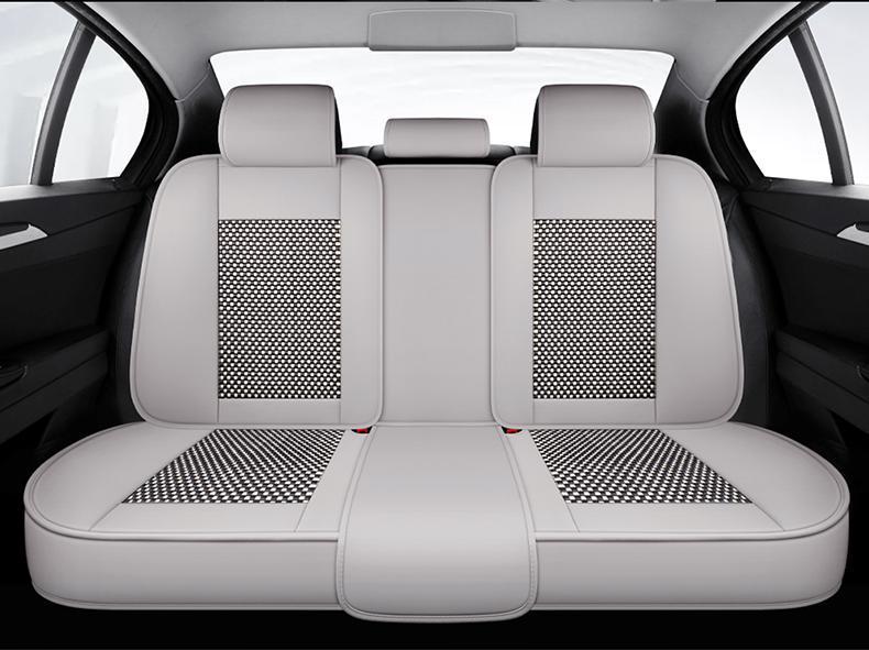 New car seat cover four seasons universal cushion summer ice silk breathable car seat cover net red full surround cushion