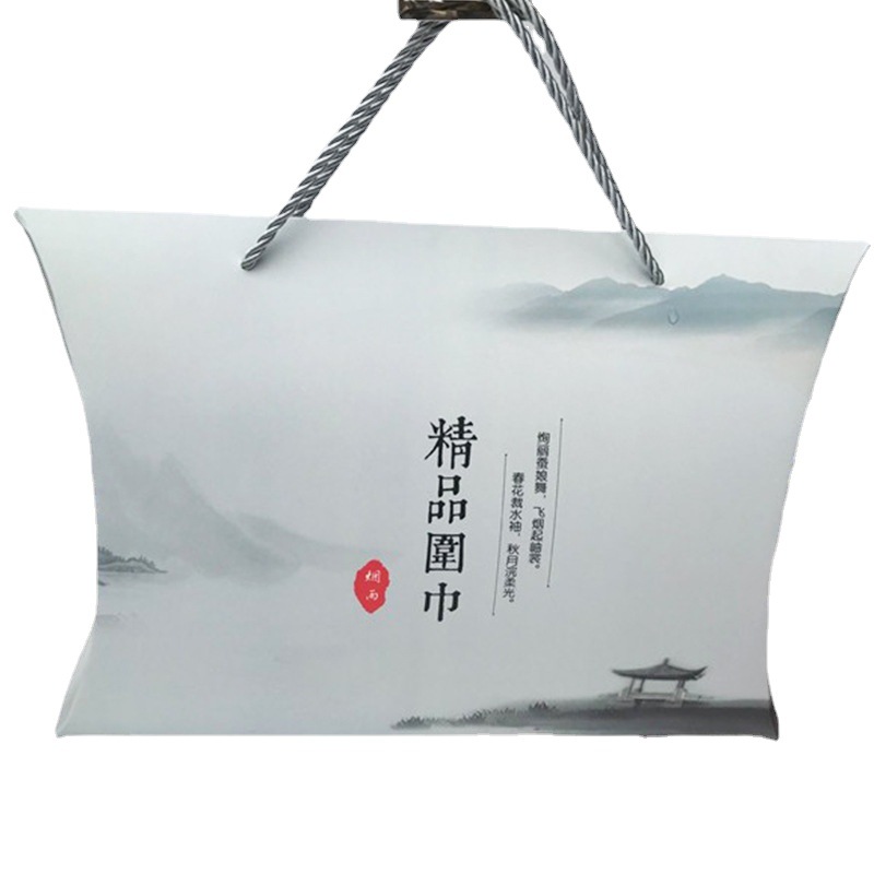 款款折叠礼品盒子元宝盒子单盒礼品盒精品围巾 丝巾盒子现货出