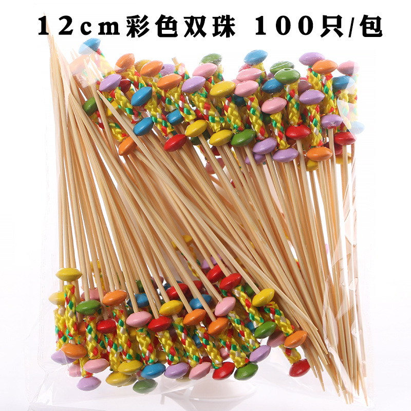 Fruit stick desechable flor stick