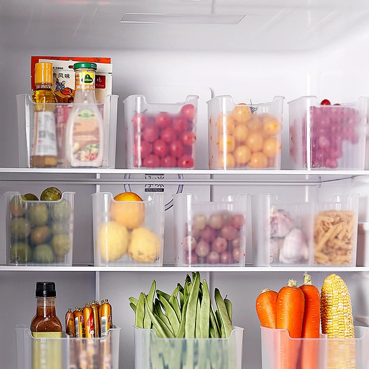 Ящик для хранения на боковой двери холодильника, портативный многофункциональный классификационный ящик для хранения холодильника, бытовой расширительный холодильный ящик большой емкости