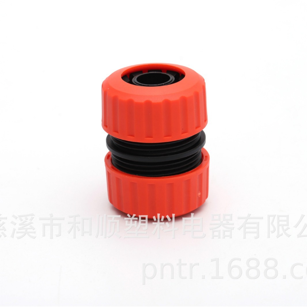 供应园林水管加长塑料接头 6分水管修补接头