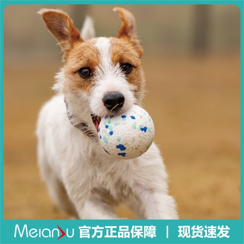 Meianju爆球高弾軽量ポップコーン球は歯ぎしりに強いペット玩具犬の中実玩具球|undefined