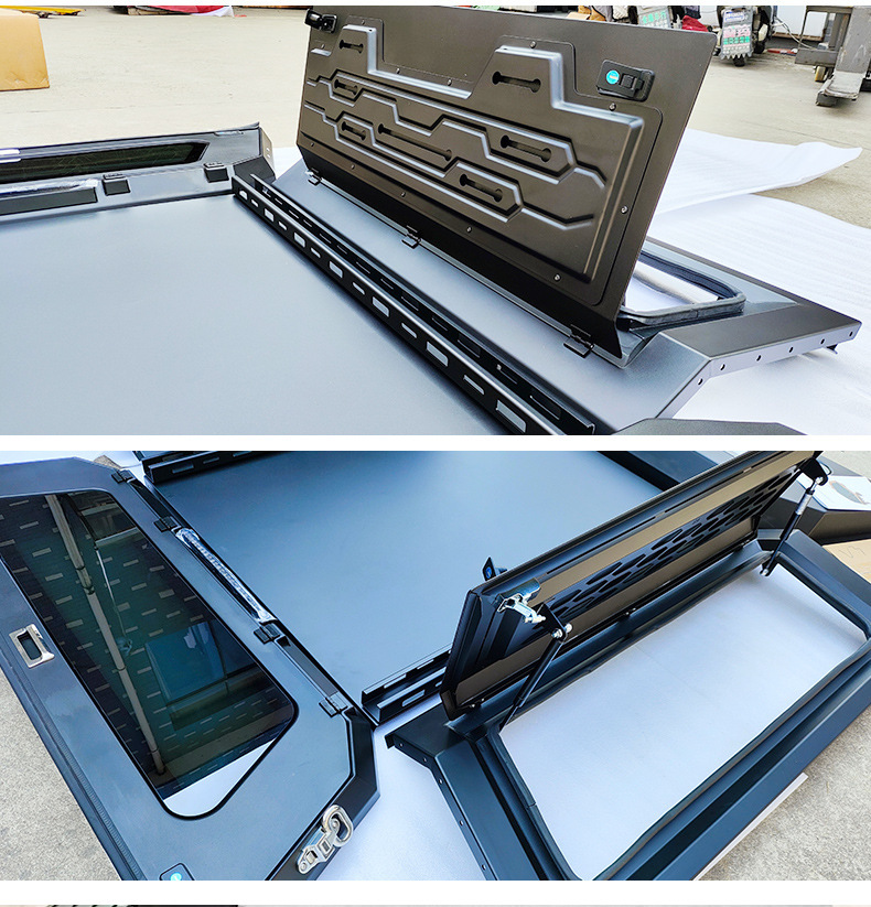 09 to 2025 5.7Ft/5.5Ft Four-Door F150 Raptor Pickup Truck Manganese Steel Split Three-Door High Cover