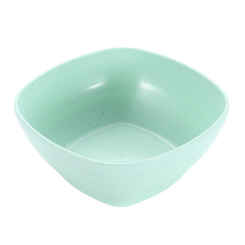 Wheat Straw Square Bowl Japanese Creative Plastic Bowl Rice Bowl Nordic Home Use Dinner Plate Durable Table Eating Small Bowl