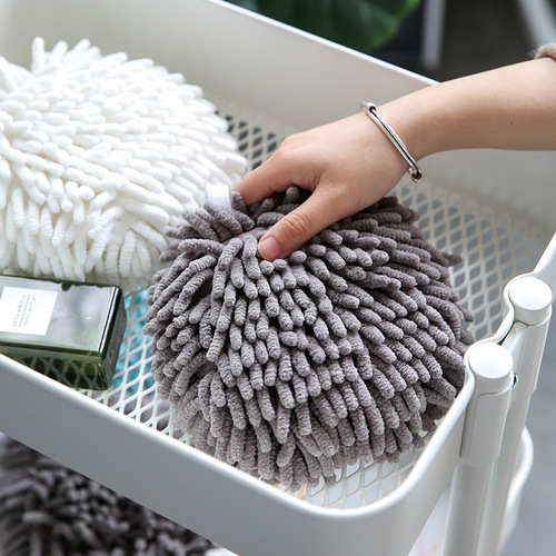 Japanese Snowflake Terry Hand Towel Kitchen Wall-mounted Quick Dry Towel Nordic Cute Bathroom Thick Absorbent Towel