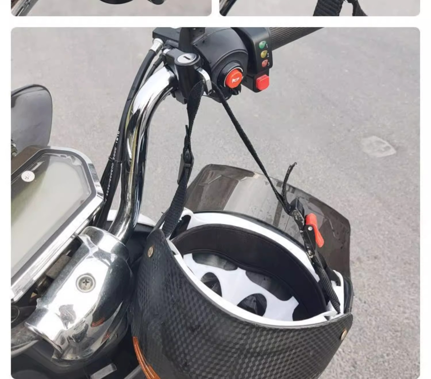 Anti-Theft Fixed Hook Lock, Safety Helmet Lock, Electric Scooter Safety Helmet Lock, Hat Lock, Hook Lock