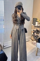 今年流行漂亮小个子时尚搭配一整套2025新款女装秋冬季穿搭两件套