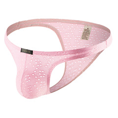 外貿 透氣洞洞提花性感男式比基尼低腰小三角褲男式情趣內褲B645