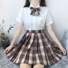 jk制服正版原创半身裙格裙日系学生校供百褶裙女