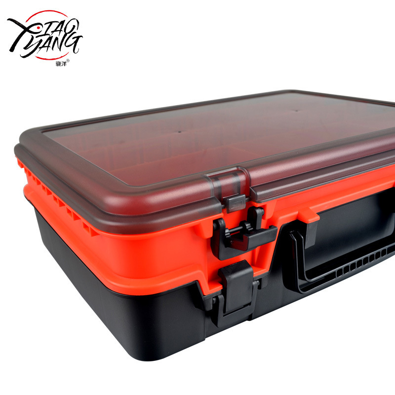 Cross-Border E-Commerce Portable Lure Bait Box, Double-Layer Large Accessory Box, Double-Sided Bait Box Storage Box, Single-Layer Fishing Gear