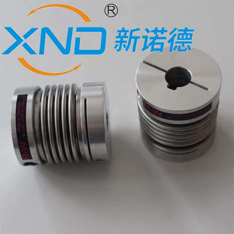 德国原装R+W-BK2夹紧型波纹管联轴器伺服部件电机精密主轴用联轴