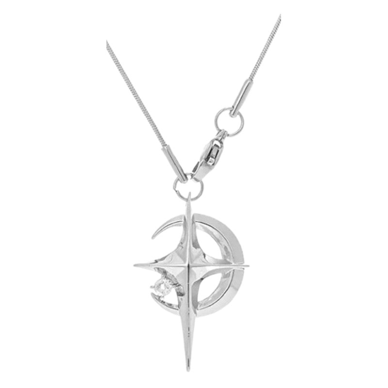 Xingyue collar nicho de cuatro Awn estrella colgante costura dulce fresco Luz de lujo nicho ins hip hop suéter todo fósforo estilo frío