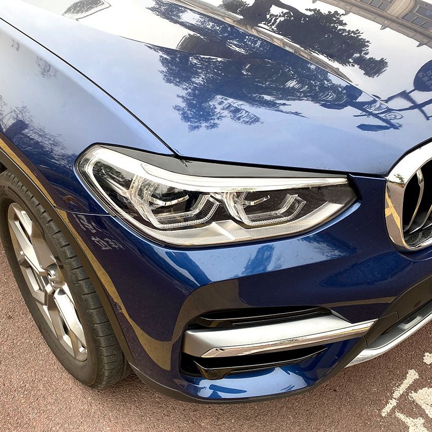 BMW X3 X4 G01 G02 2018+ Headlight Eyebrow Sticker Exterior