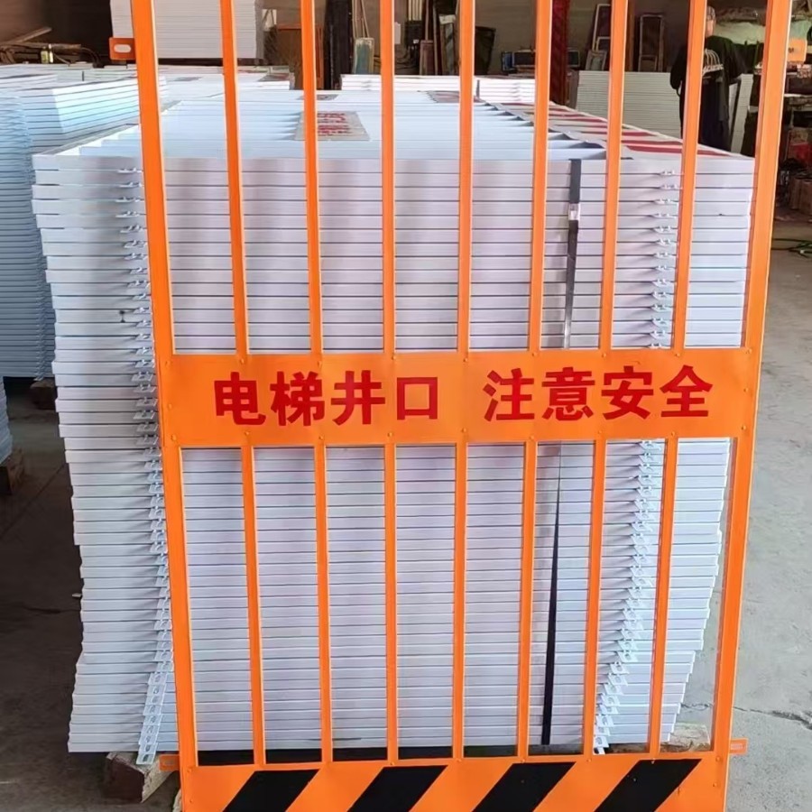 电梯防护门 施工电梯门 建筑施工电梯防护门带外框施工电梯安全门