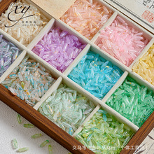 ��ɫ�ͮ��L����4*12�L���鲣����ɢ�����ֹ�diy��朸���������l