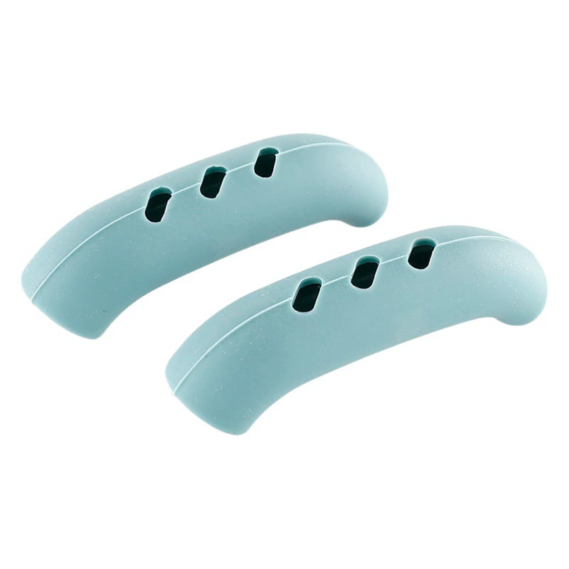 Силиконовый чехол для ручки кастрюли, термоизоляционный чехол для ручки чугунной кастрюли, чехол для ручки пароварки, термостойкий нескользящий чехол для ручки, оптовая продажа, защита от ожогов