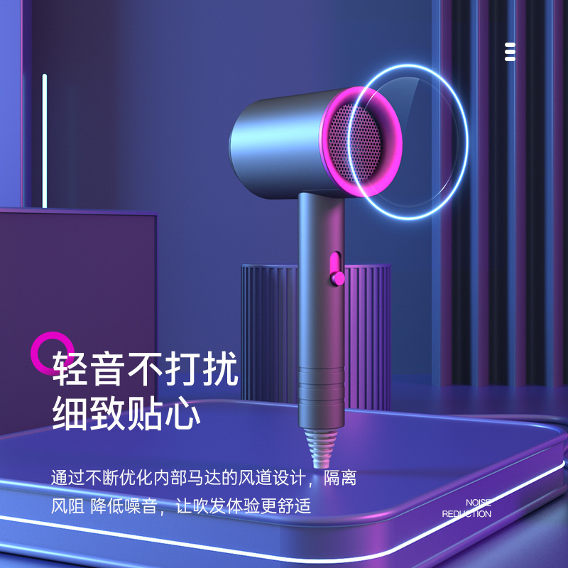 厂家直销爆款网红锤子电吹风机 大功率速干护发蓝光恒温静音 跨境|undefined