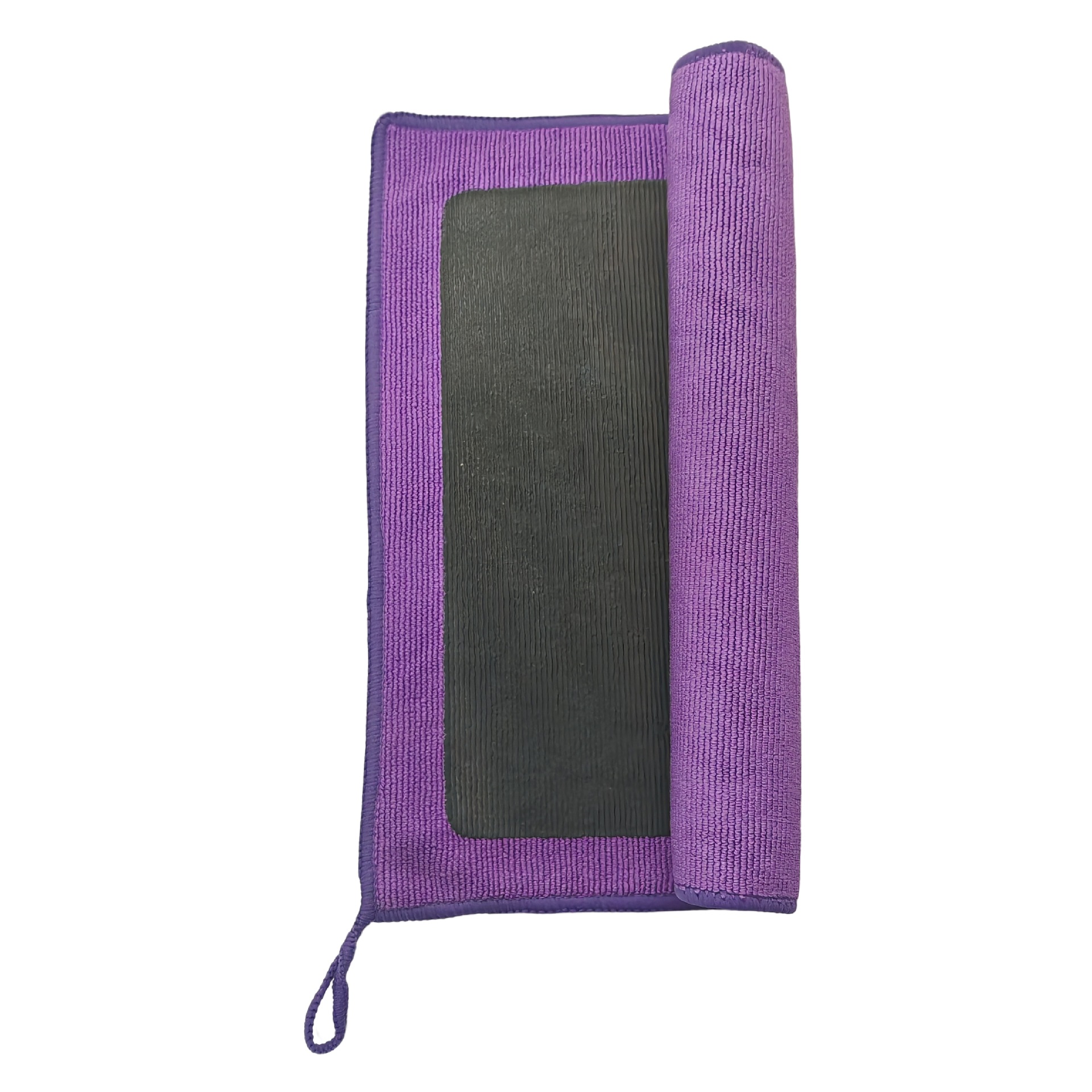 줄무늬 보라색 진흙 천 30*30cm