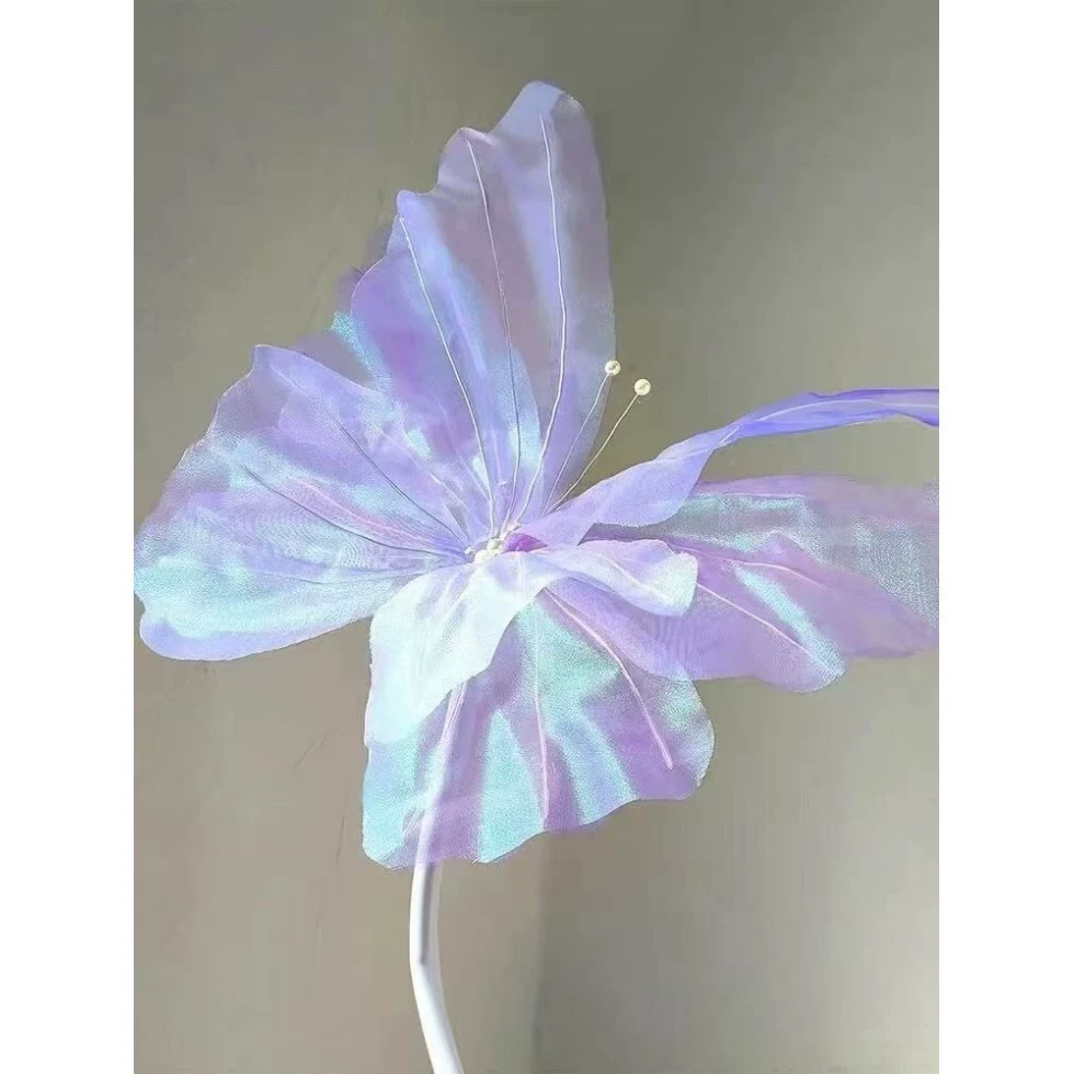 Decorations for photo sessions with butterfly, three dimensional creative layout, dress up