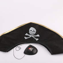 万圣节cosplay海盗，海盗套装 海盗帽子 海盗刀 海盗眼罩海盗套装