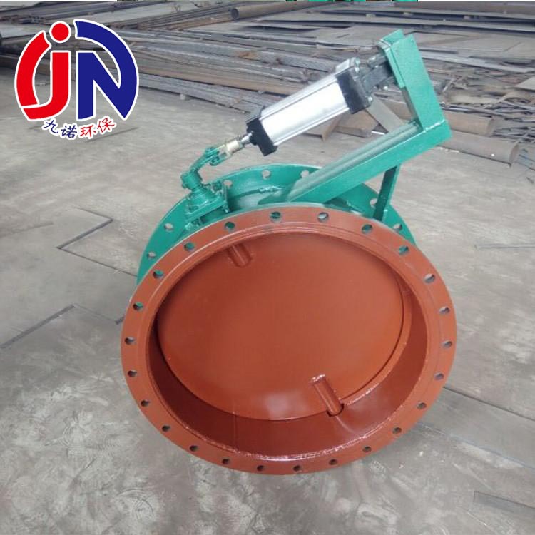 厂家定制手动涡轮风门除尘风阀烟气管道DN300碳钢电动气动翻板阀