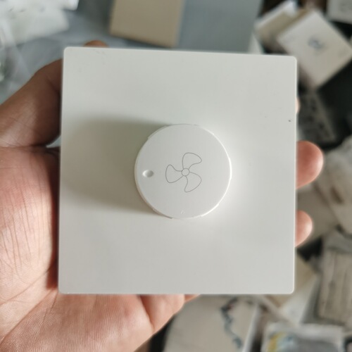 86-type concealed ceiling fan speed control switch white engineering fan infinite speed regulator rotating wall switch wholesale