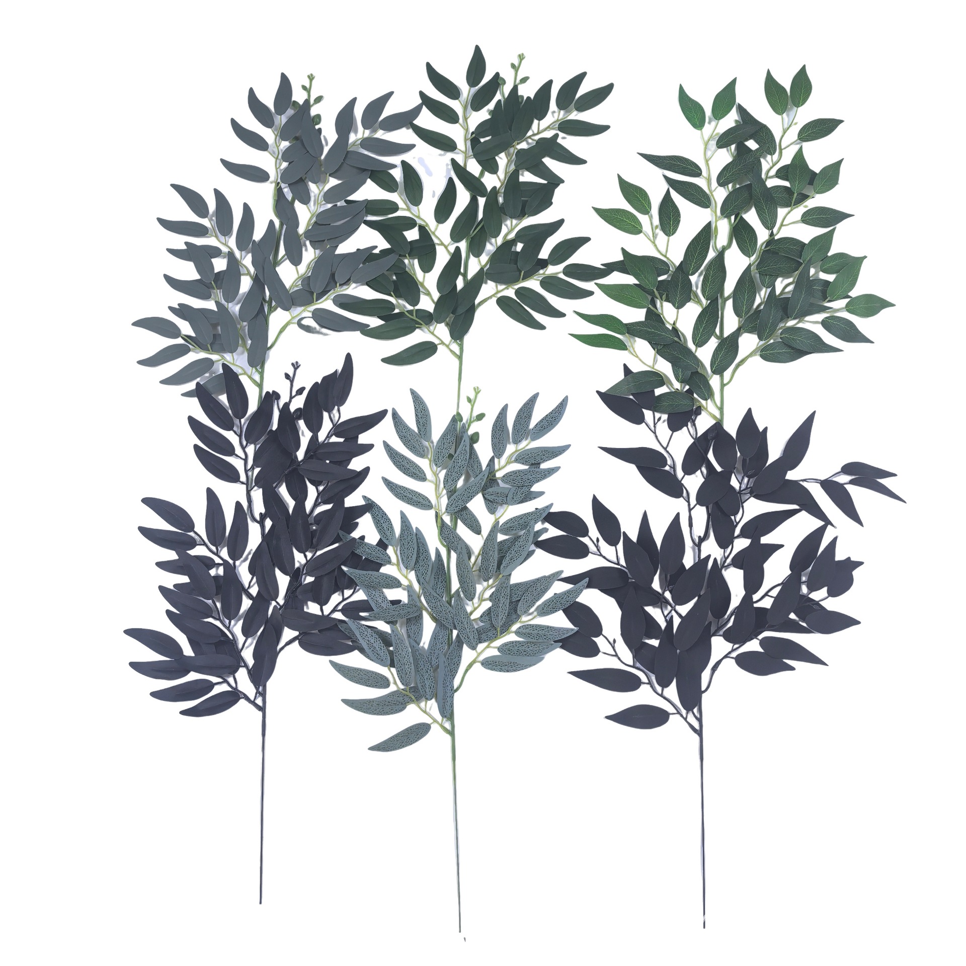 국경 간 시뮬레이션 유칼립투스 인공 버드 나무 테이블 꽃병 꽃꽂이 유칼립투스 잎 장식 단일 시뮬레이션 버드 나무 잎