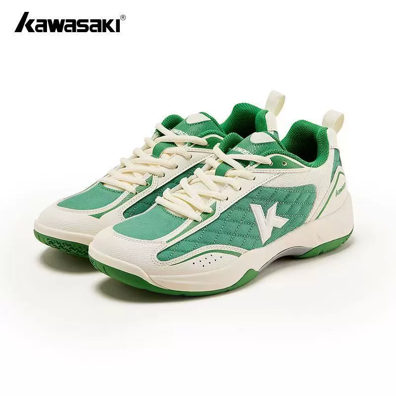 Kawasaki, амортизирующие, износостойкие, дышащие, нескользящие спортивные кроссовки для бадминтона для мужчин и женщин