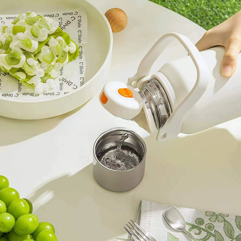 Capacious glass stainless steel, handheld teapot