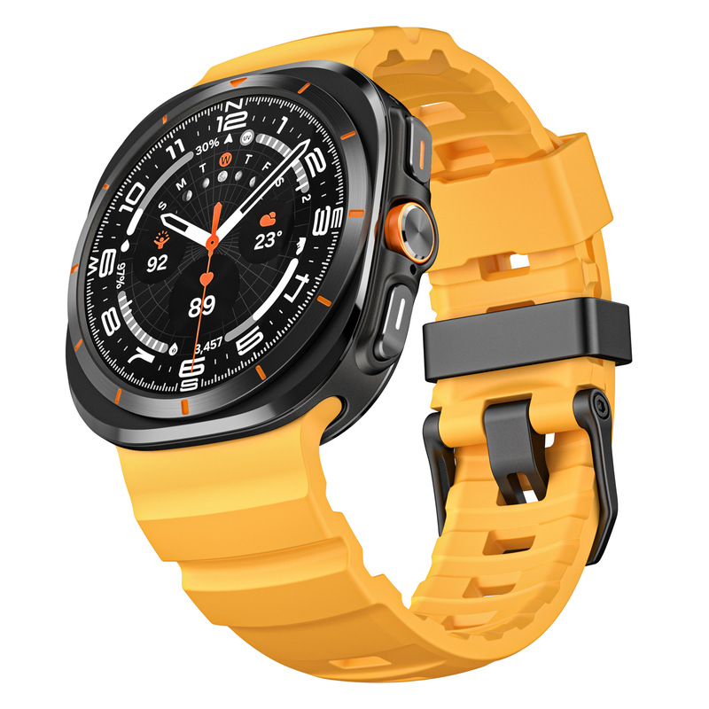 Samsung Ultra メタルオールインワン 47mm シリコン時計ストラップ Galaxy Watch ワイルドトラックストラップに適したスポーツ|undefined