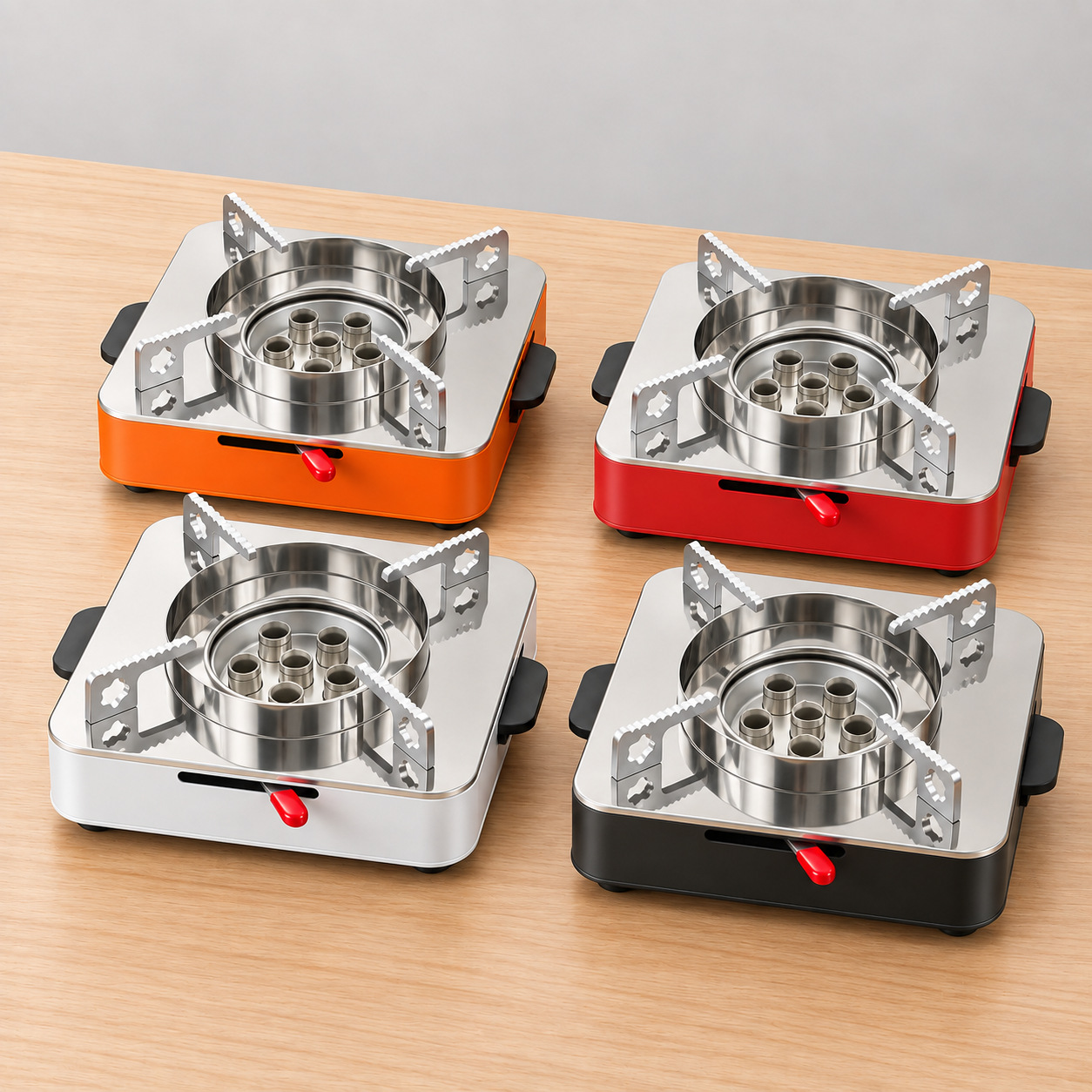 Alcohol Stove, Environmentally Friendly Oil Stove, Windproof Aluminum Alloy Household and Commercial Oil Stove, Multifunctional Cassette Stove, Alcohol Stove Base