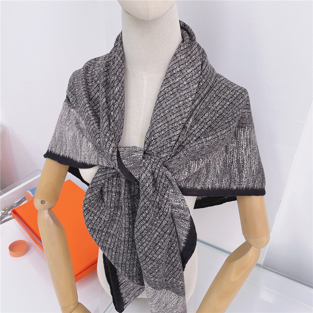 Women's Fashion Flower Imitation Cashmere Printing Shawls display picture 47