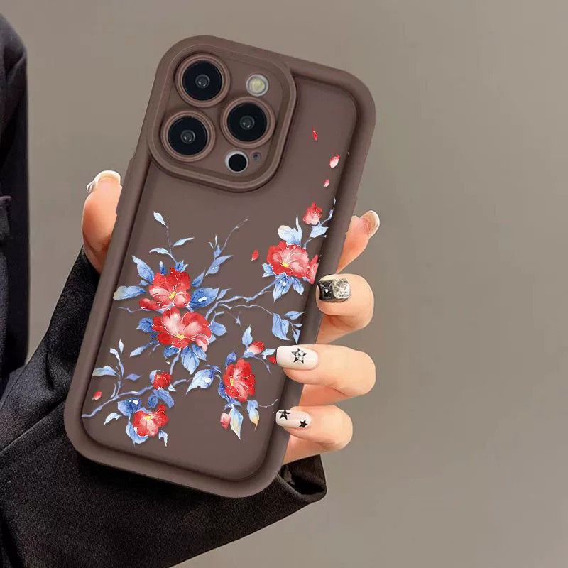 Apple, горный чай, совместимый матовый чехол для iPhone 16, 11