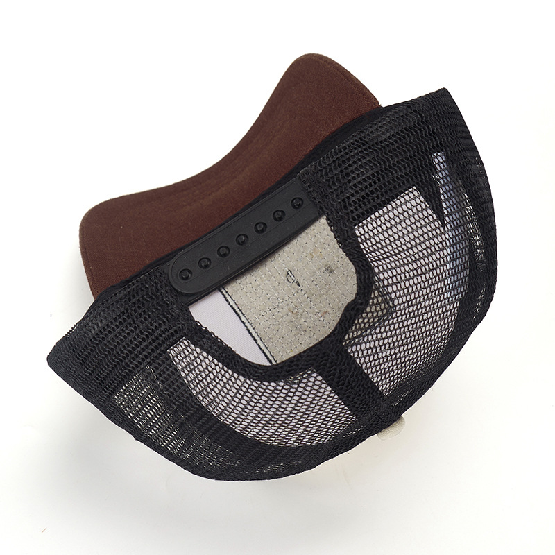 Moda hip-hop dibujos animados anime sombrero personalidad ala ancha camión americano sombrero del conductor sombrero del sol pato animal malla