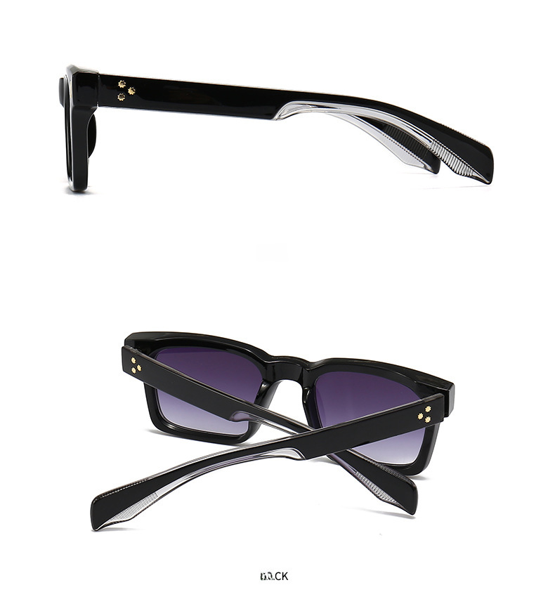 Lunettes de soleil œil de chat angulaires transfrontalières spéciales, jambes de miroir rétro modernes, lunettes de soleil décoratives guépard sautant 6025_voghion.com