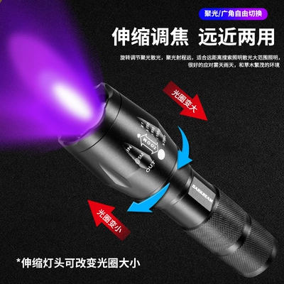 UV fənərlər Purple Light Jade Anti-Counterfeiting Banknote