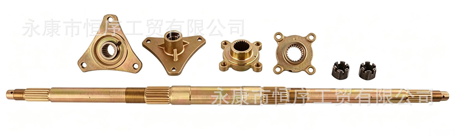 ATV Little Dinosaur Little Bull Beach Bike Modification Accessories 50-110cc Rear Axle Sprocket Hub Mounting Flange
