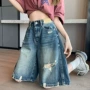 薄款高腰夏季显瘦中裤