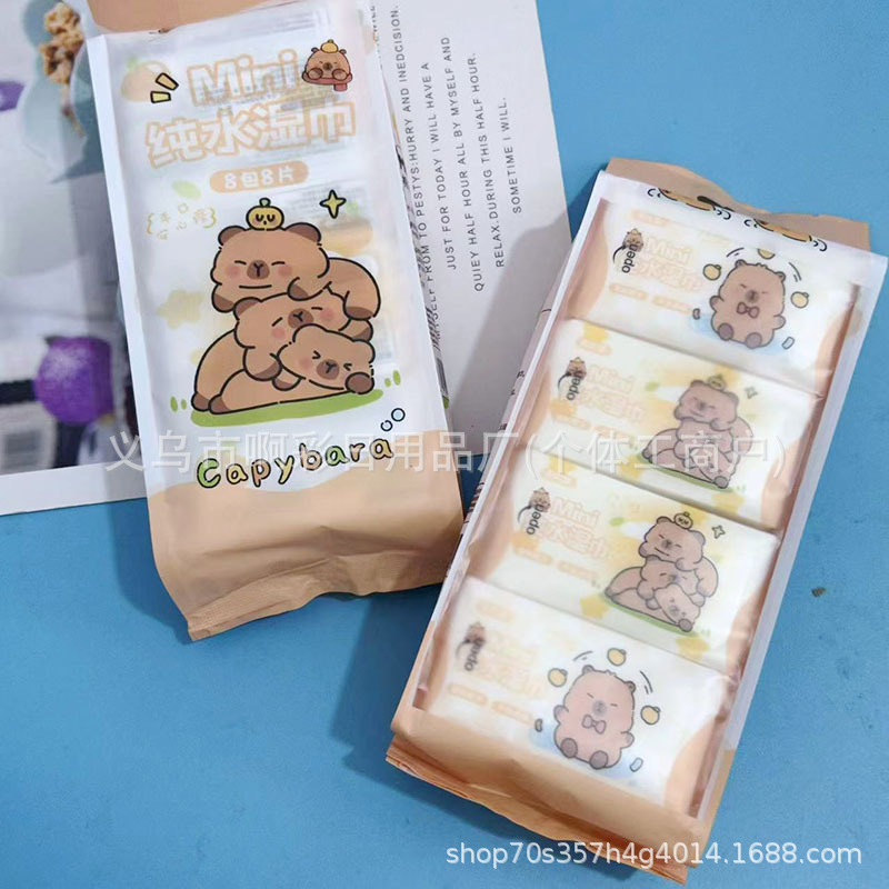 Wholesale Super Mini Wet Wipes Small Package Portable Baby Wet Wipes Hand and Mouth Cleaning Care Wipes for Babies