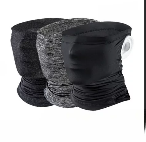 Ice Silk Sunscreen Scarf Summer Outdoor Riding Headscarf Triangle Scarf Breathable Ear Hanging Face Cover Riding Mask