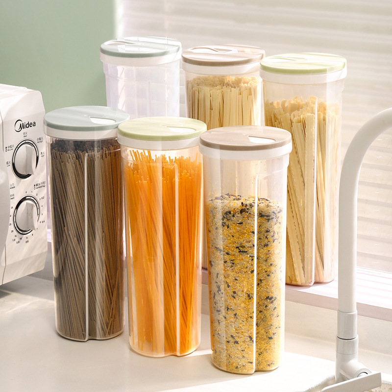 Noodles jar fresh storage box kitchen noodle sealed storage jar grain cans plastic food grade wholesale Noodles jar fresh storage box kitchen noodle sealed storage jar grain cans plastic food grade wholesale