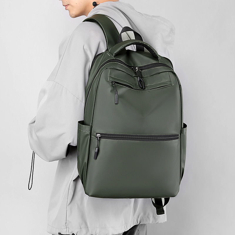 Mochila de moda simple transfronteriza, mochila de alta capacidad, bolso de computadora portátil, mochila casual para estudiantes universitarios