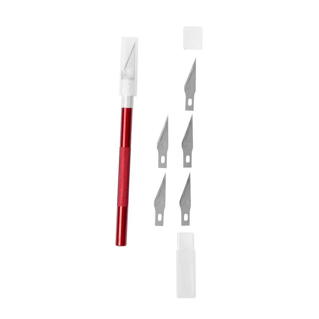 Juego de cuchillo de bolígrafo de grabado de corte de papel especial, cuchillo de aluminio, juego de herramientas de metal, cuchillo de corte manual pequeño para estudiantes